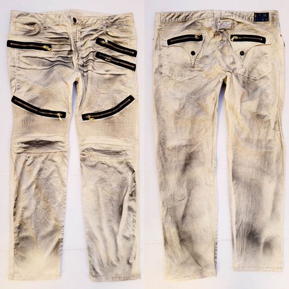 42 Slim Robin Biker Jeans Robin's Jean Jeans New Mens Robins Jean